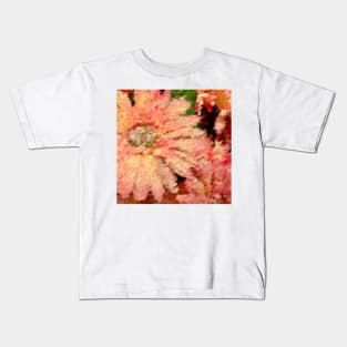 Gerbera Daisy Abstract Kids T-Shirt